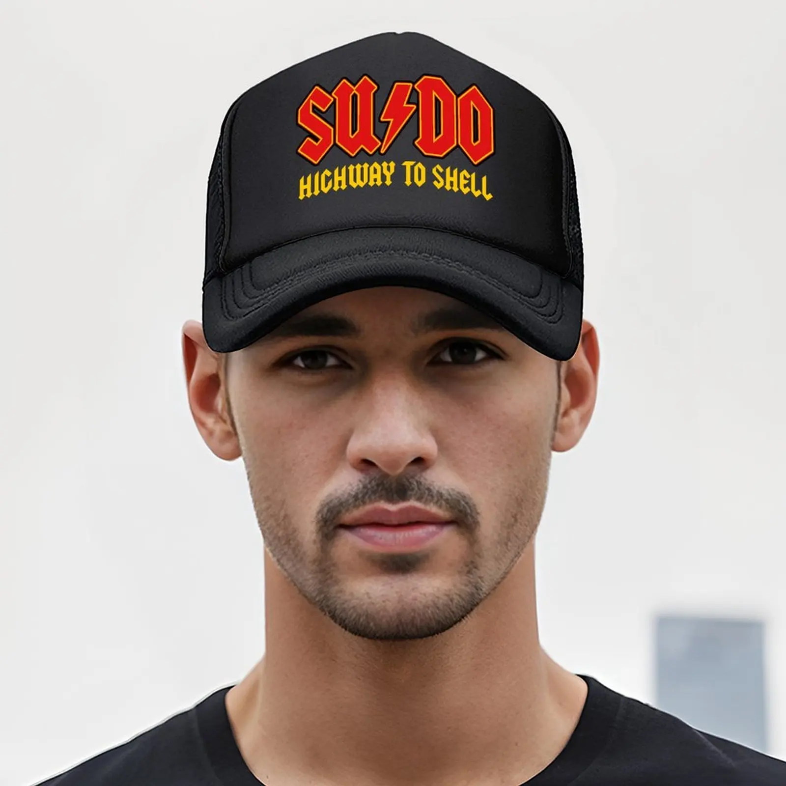 Sudo Rm Highway To Shell Linux Programmer قبعة بيسبول سوداء واقية من الشمس قبعة الشاطئ خمر القبعات للنساء والرجال #5