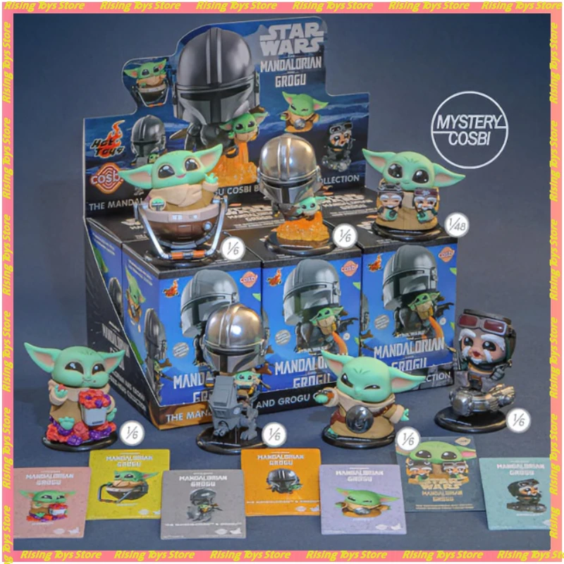 authentic-star-wars-cosbi-mandalorian-gugu-collaboration-blind-box-mini-figures-birthday-gift-collectible-dolls-figurines-toys