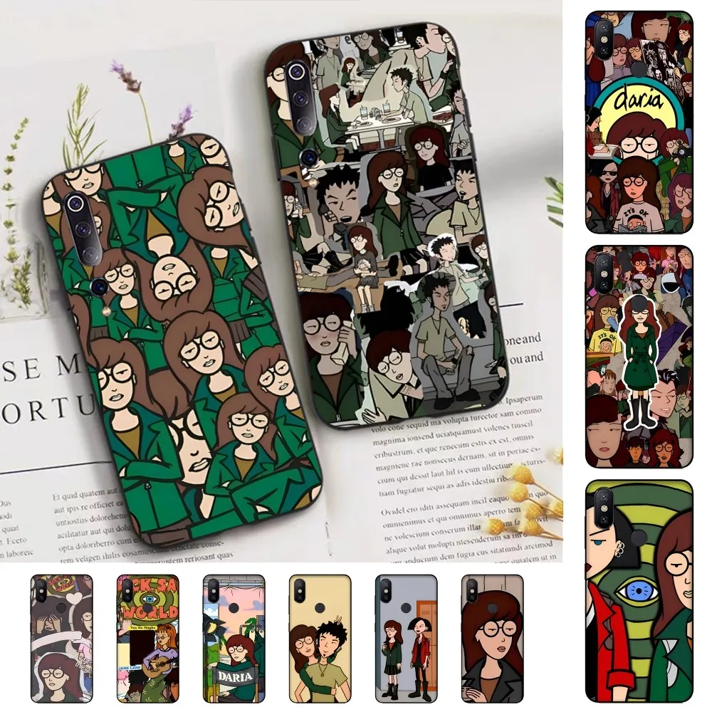 Cartoon D-Daria Phone Case For Xiaomi Mi 5X 8 9 10 11 12 lite pro 10T PocoX3pro PocoM3 Note 10 pro lite