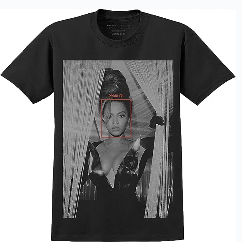 Beyonce-camiseta con calefacción oficial renacentista World Tour Merch, 80106