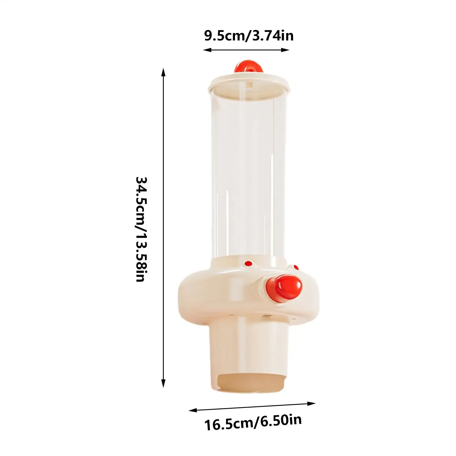 Paper Cup Dispenser Push-Type Rack Water Cooler Cup Dispenser For Professionals Homeowners Home Kitchen Coffee Station Breakroom view 6