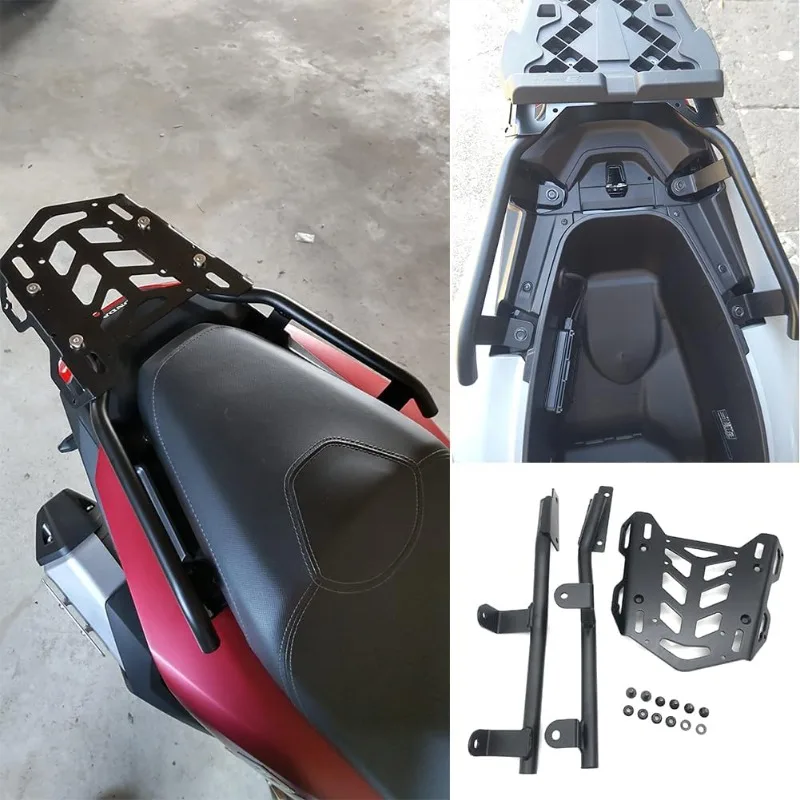 

Accessories, Rear Luggage Cargo Rack Motorcycle Rear Tail Storage Racks Extended Shelf Bar Carrier Top Mount Bracket Plate Kit