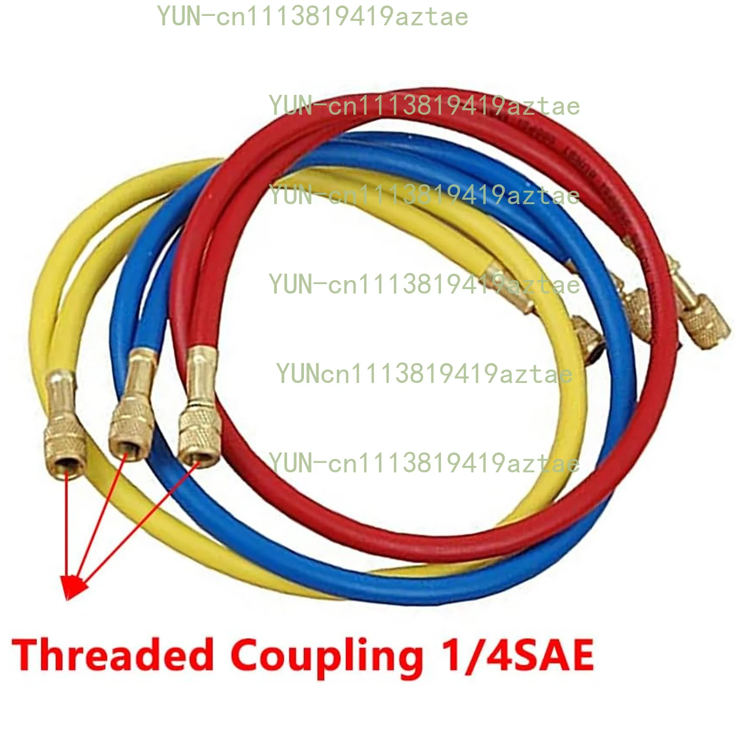 Car " AC Charging Hoses Tube for R12 R22 R502 Air Conditioning Refrigerant Tube 1/4" SAE Thread Hose Fluoride tube