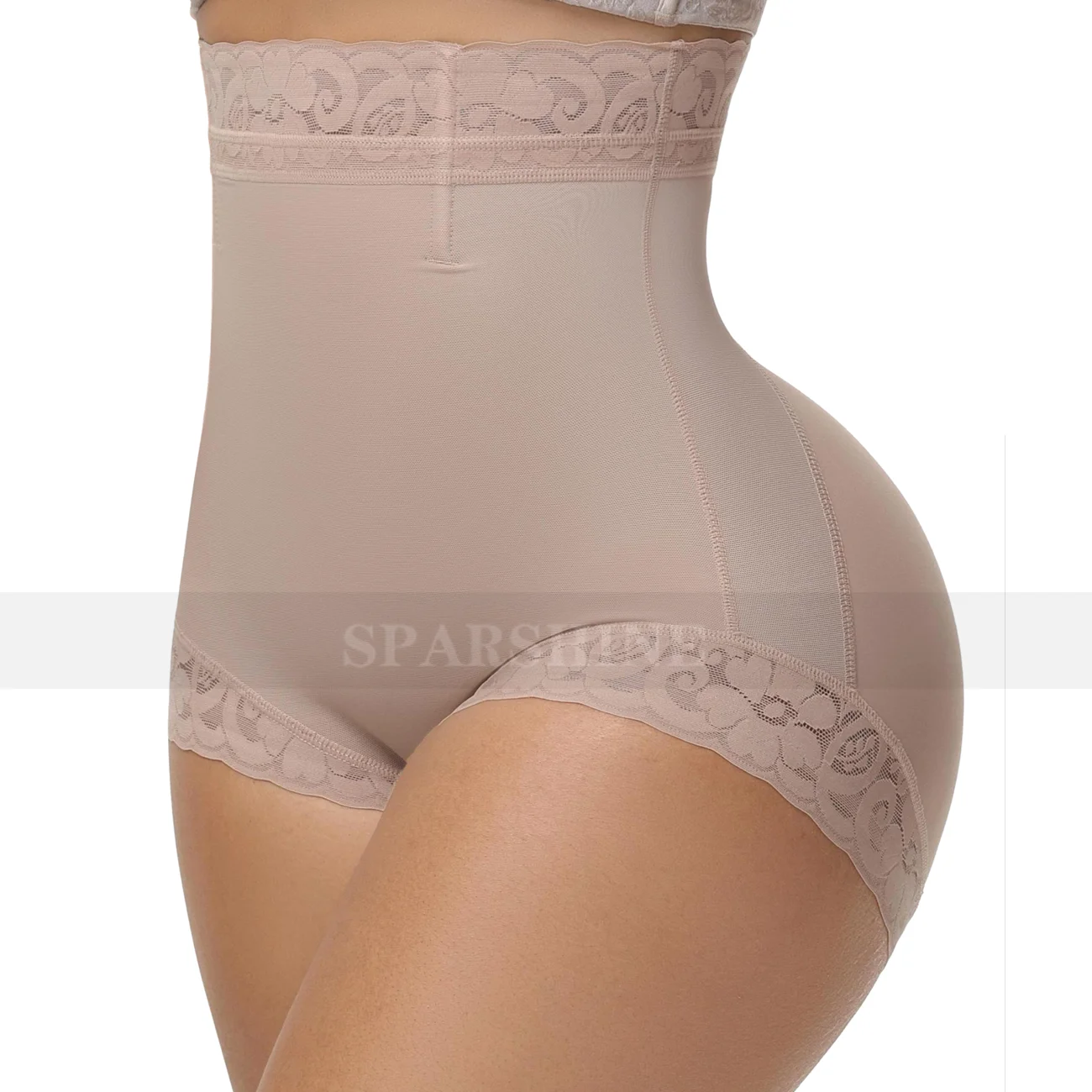 Women\'s Lace Stitching Seamless Flat Belly Pattern Shorts Charming Curves Butt Lifter Body Shaper Shapewear Ladies Sexy Lingerie
