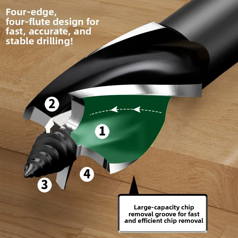 مثقاب الخشب الاحترافي للأدوات الكهربائية، مجموعة مملة ممتدة #6