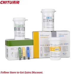 3in1 Measuring Meter Blood Glucose Uric Acid Total Cholesterol Test Strips Lancets Needles