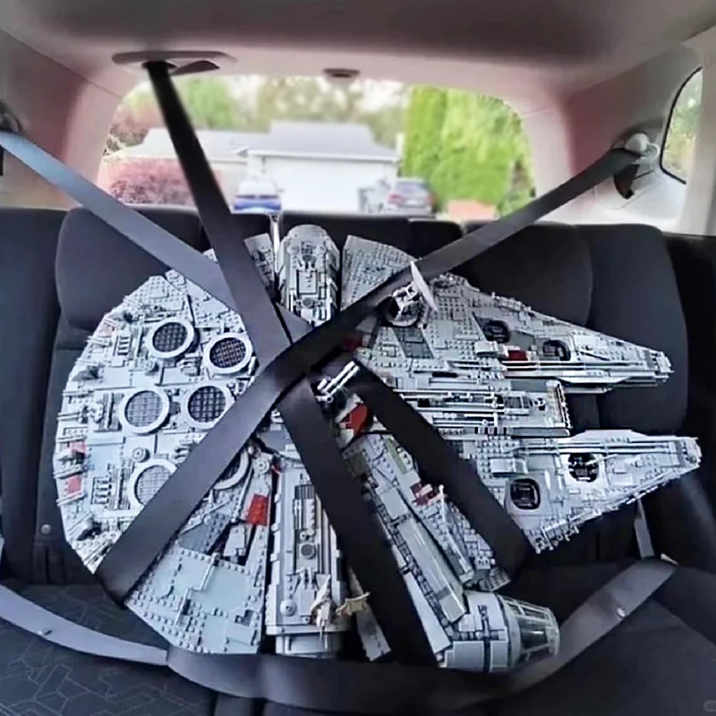 7541 pièces compatibles avec les blocs de construction Space Wars 75192 Falcon Ship, jouets en briques, vaisseau spatial Millennium 75105, cadeaux d'anniversaire et de Noël