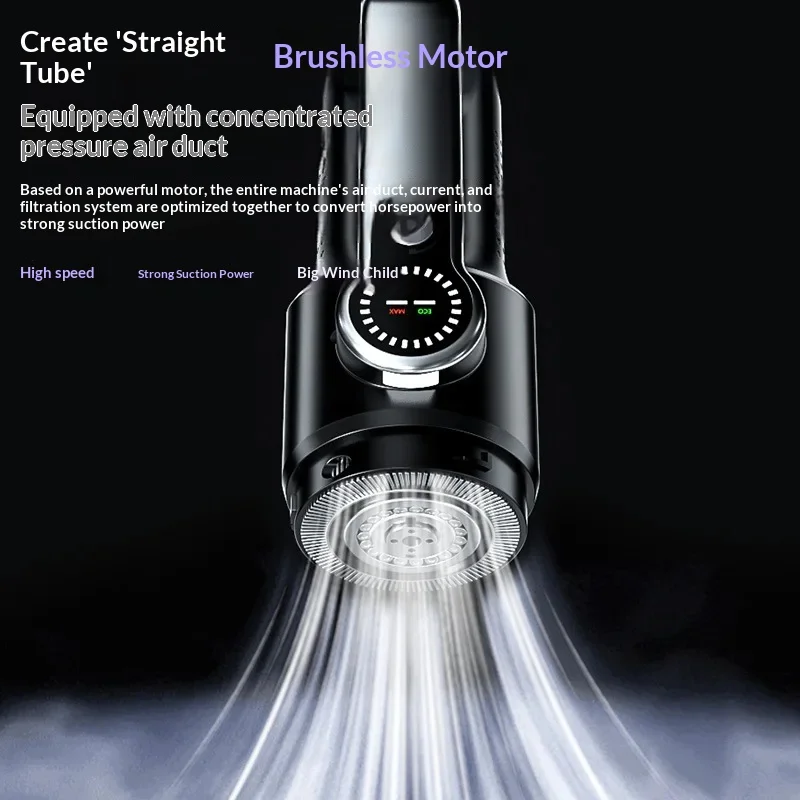 Car vacuum cleaner wireless one-button dust dump high-power portable vacuum cleaner large suction mini handheld vacuum cleaner - Image 6