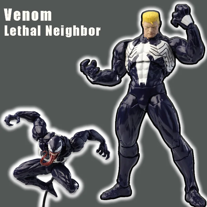 

Mess Toys Venom Lethal Neighbor Joint Movable Action Figure Venom Battle Suit Collectible Model For Collectors Home Decoration