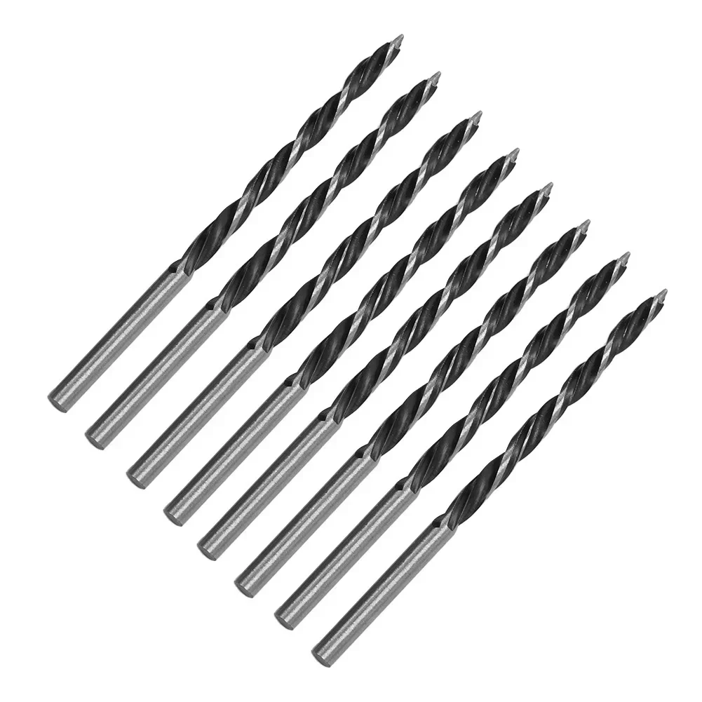 Broca para madera con punta central, cortador de madera, sierra perforadora, herramientas de carpintería para carpintería, broca en espiral, 8 Uds.