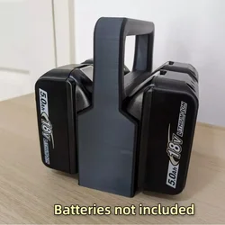 4 soportes de batería de cesta, compartimento de almacenamiento de batería para Makita BL1815N/1820B/1830B/1840B/1850B/1860B/1415N Series Li-ion