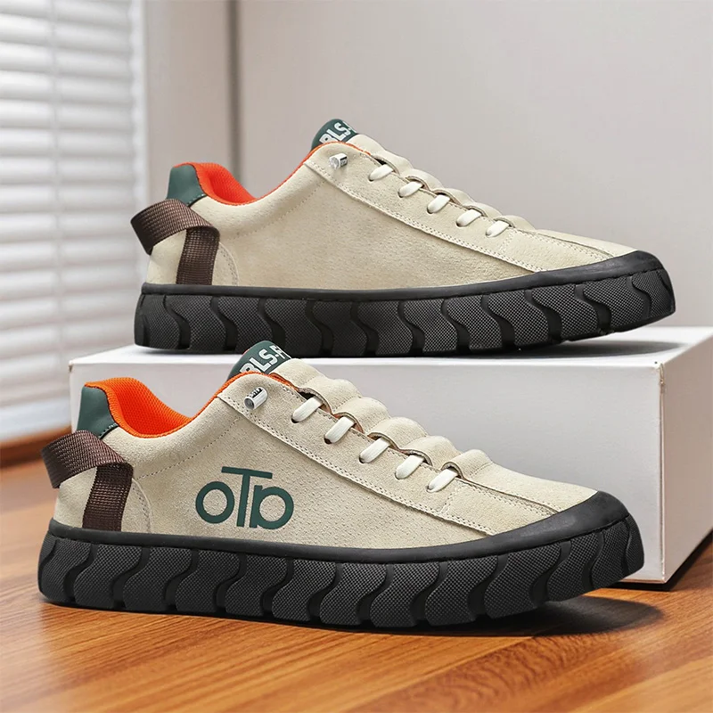 الرجال أحذية رياضية غير رسمية خريف 2025 مريحة عدم الانزلاق منصة في الهواء الطلق أحذية رياضية منخفضة أعلى رجل حذاء مسطح Zapatos Para Hombre
