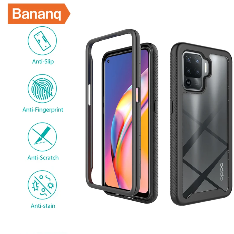 

Bananq Shockproof Case For OPPO A92 A72 A52 A16 A15 A12 A17 A54 A55 A57 A74 A77 A78 A93 A94 A95 4G Reno 8 7 6 5 Lite 7Z 5G Cover