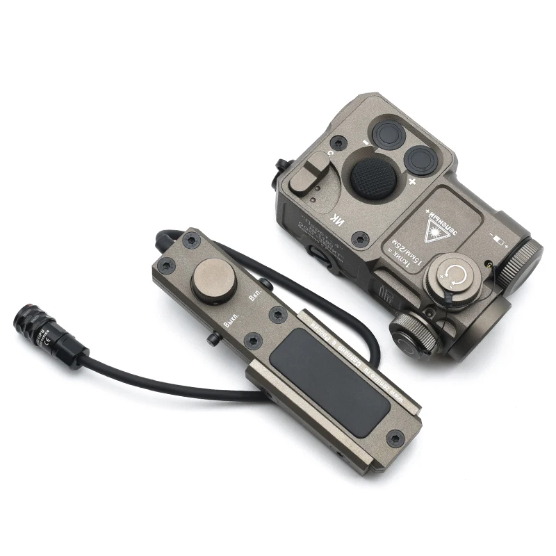 New PERST-4 Tactical PEQ Visible Green and IR Laser Aiming Indicator Pointer with Upgraded Switch Perst4 for Tactical Hunting