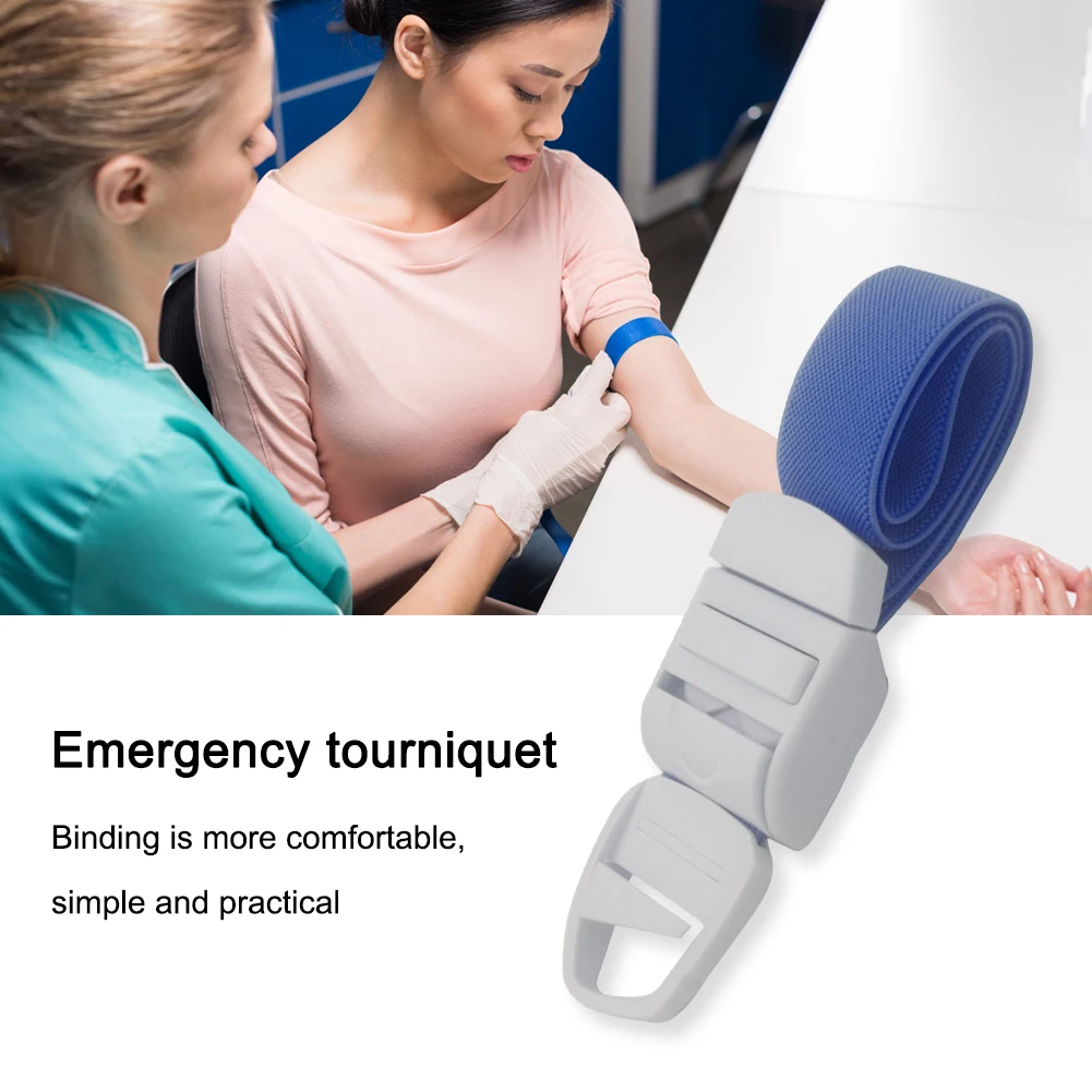Buckle Type Medical Tourniquet Quick Release First Aid Bandage Life Saving Hemorrhage Control for Camping Hiking Safety Survival
