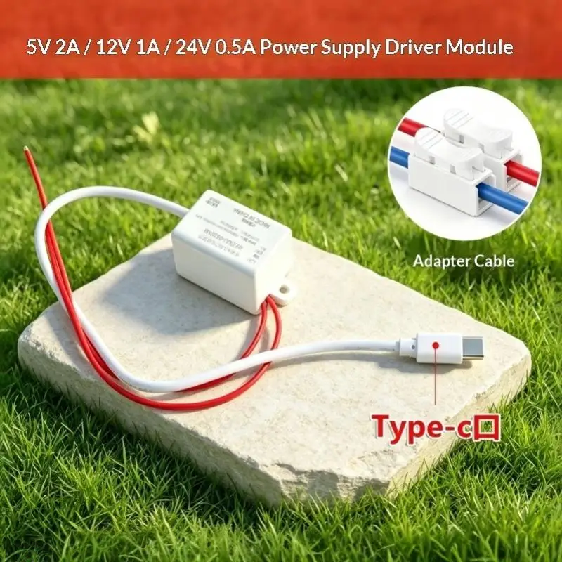 AC To DC Power Supply Module 5V 12V 24V Output: Type C Port DIY Electronic Projects Home Electrical