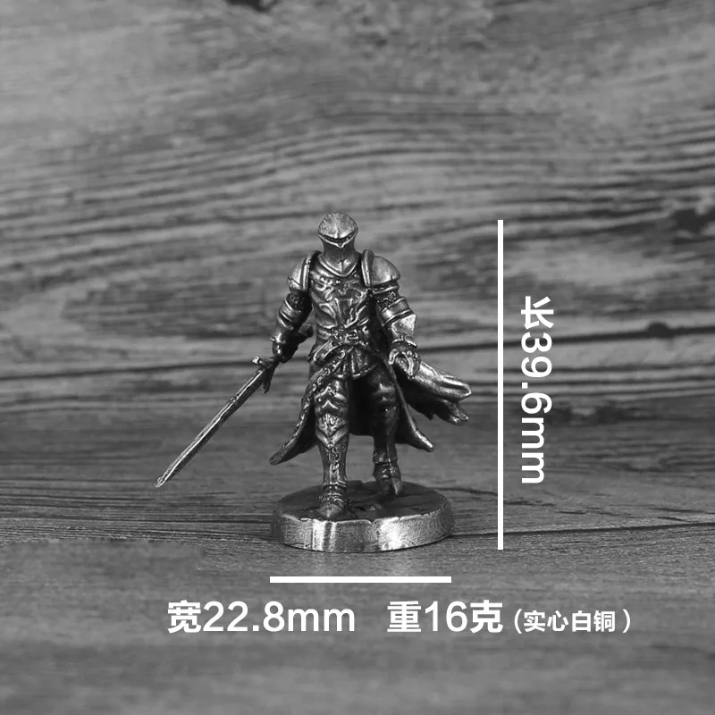 Solid Cupronickel Metal Special Forces Soldier Action Figures Toys Desktop Car Miniature Ornament Accessories Birthday Present