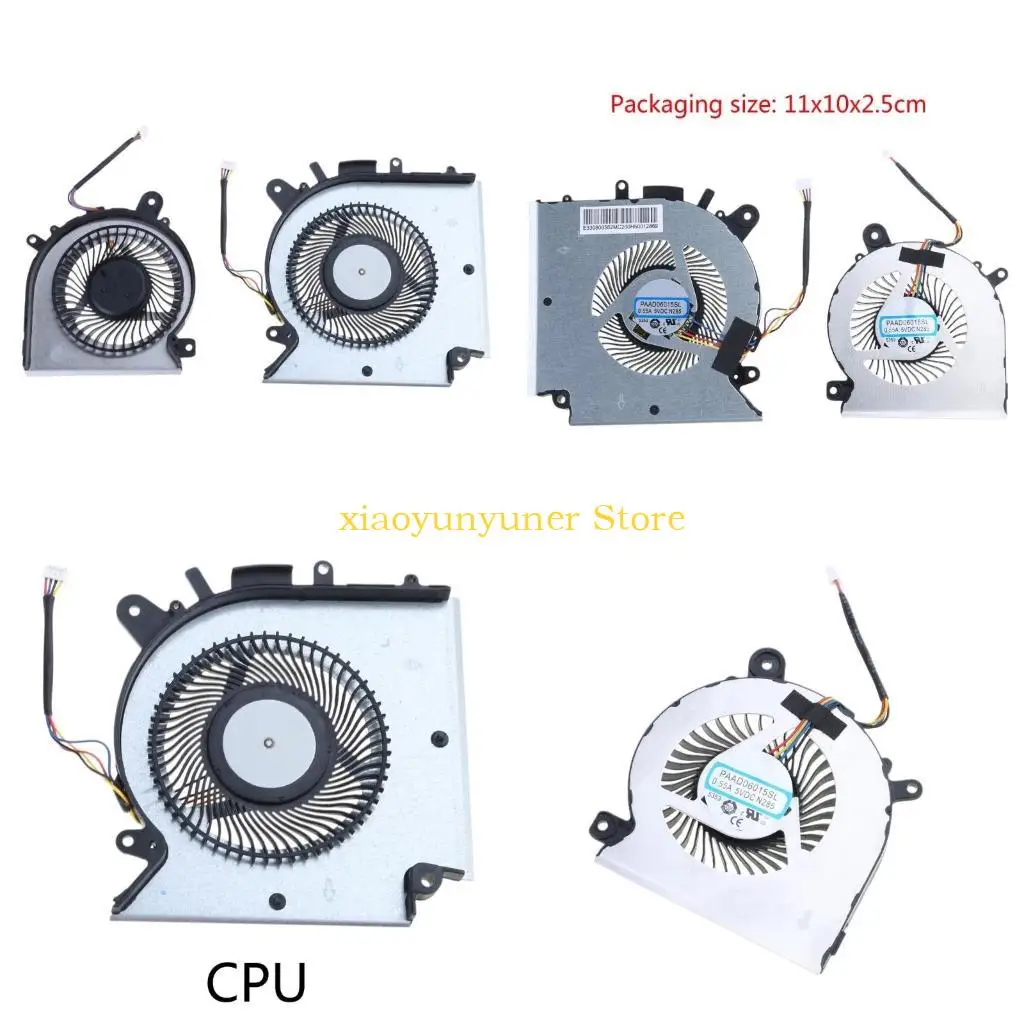

P9JB Powerful CPU GPU Cooling Fan for MSI GF66 Durable Notebook CPU GPU
