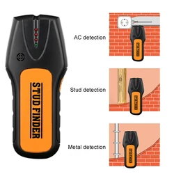 Wall-mounted Metal Detector Wall Scanner Suitable for Detecting Metal and Non-metal AC Wiring Sensors with Audible Alarm