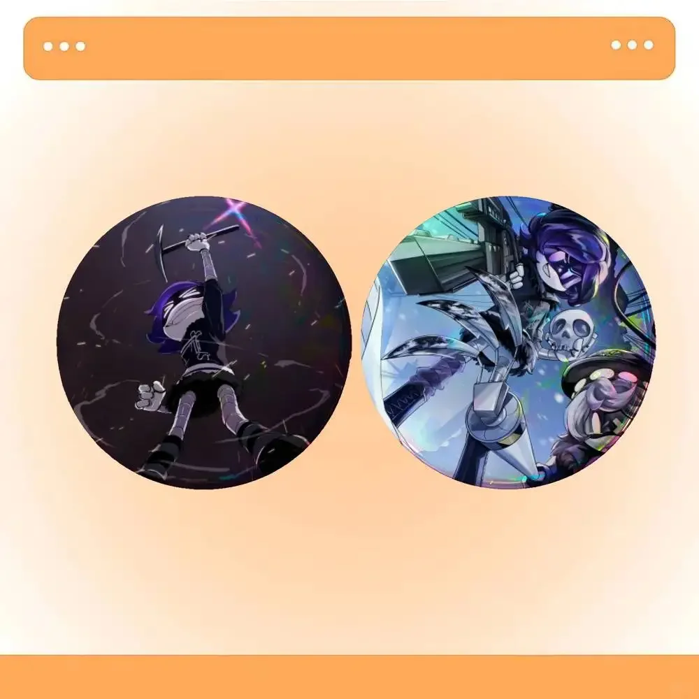 M-Murder D-Drones Whitepaper Game   Badges Button Round Creative Pin Brooch Badge Bag Decor Accessories Fans Collect