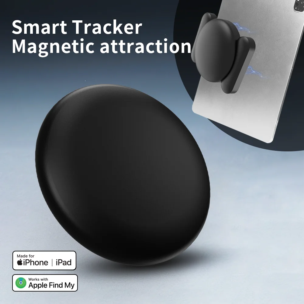جهاز تعقب GPS مع أكياس محفظة من السيليكون بالشفط المغناطيسي القوي ومضاد للخسارة ومكتشف الحيوانات الأليفة لهاتف iphone Apple Find My App