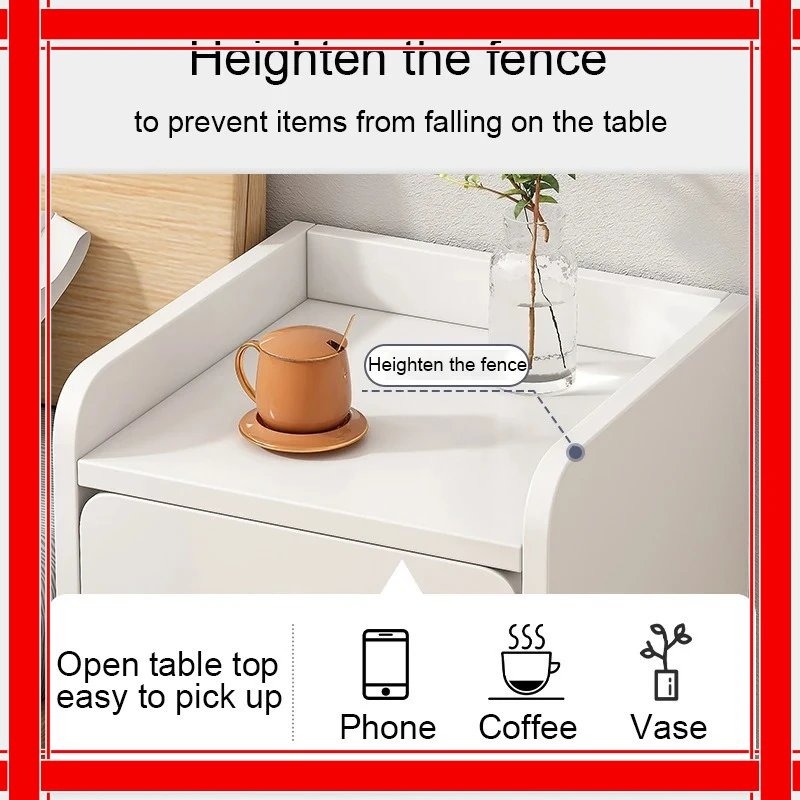 Тумбочки с двумя ящиками, полка для хранения, современные торцевые столики, деревянная прикроватная тумбочка в фермерском доме для мебели для гостиной и спальни