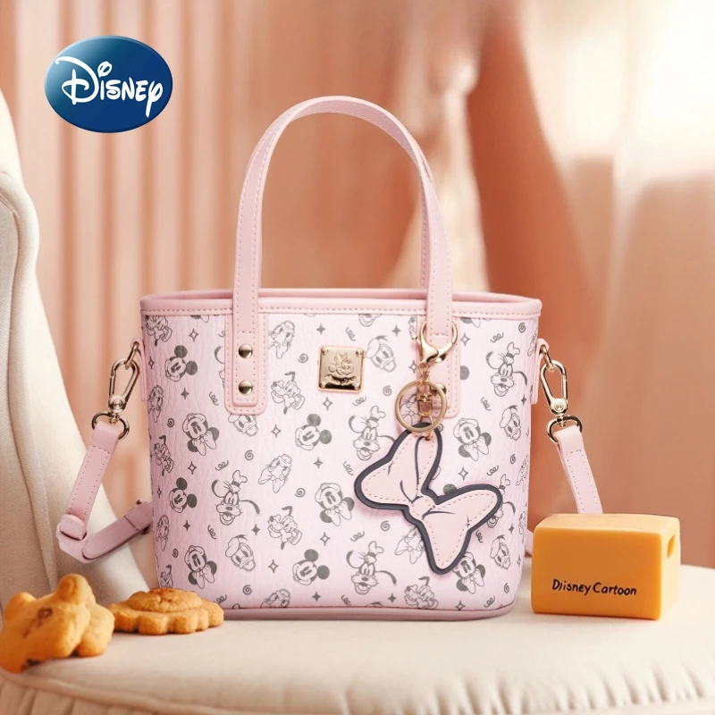 

Disney Minnie New Mini Women's Shoulder Messenger Bag Fashion Trend Women's Shoulder Bag Pink Mini Women's Bag High Quality