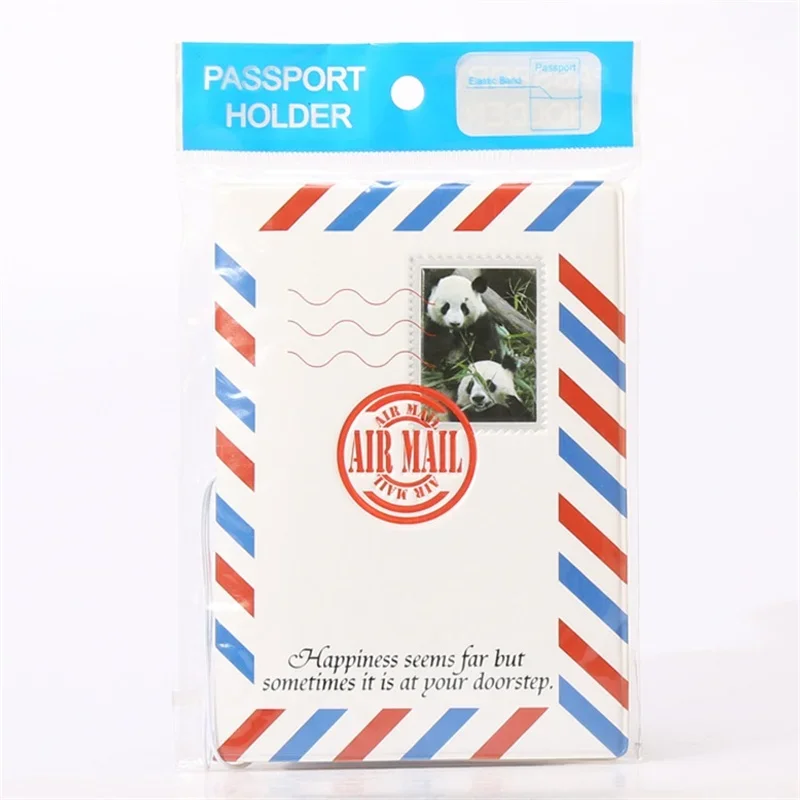 Capa para passaporte 3d de couro pu, porta-cartão, 14*9.6cm