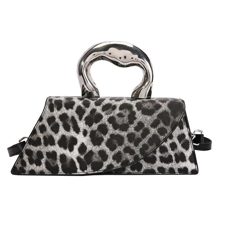 Luxurious Leopard Print Small Flap Bags For Women Fashion Designer Handbags Autumn Winter New Female Shoulder Crossbody Bag