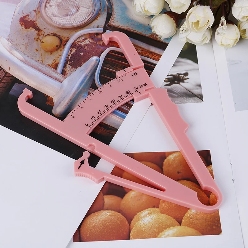 1PC Body Fat Caliper Body Fat Tester Skinfold Measurement Tape with Measuring