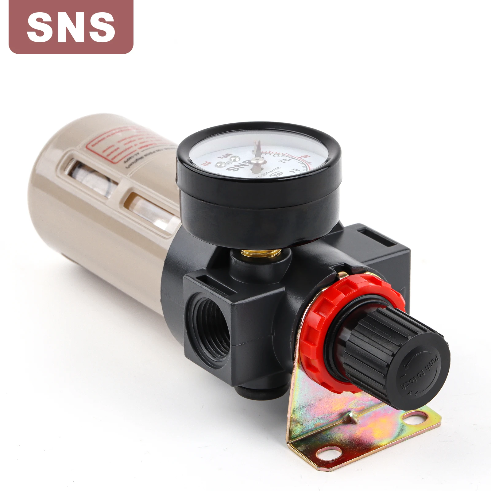 BFR Series Pneumatic Filter Regulator Automatic Pressure Drain with Air Source Treatment Part for Pneumatic Systems