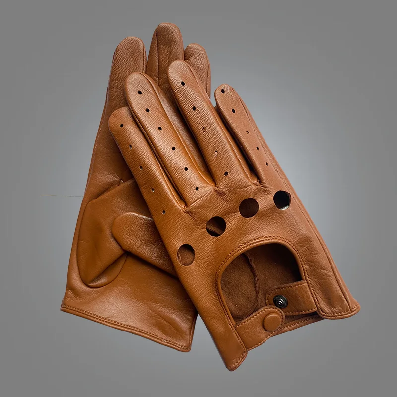 luxury Itlian Lanbskin Leather Diriving Gloves Unlined