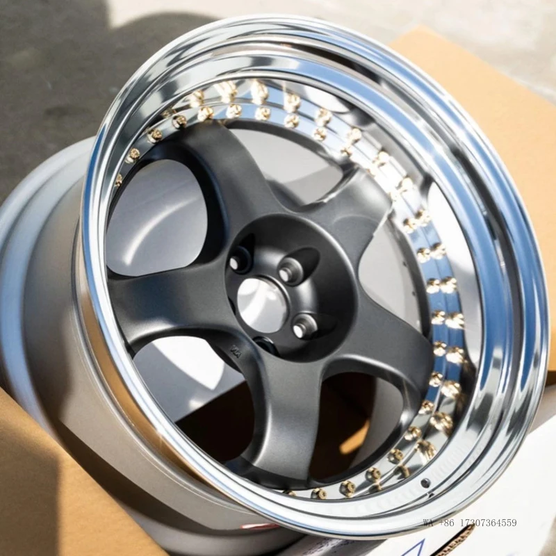 3 Piece Custom Meister S1 P3 Wheel 5x120 20 Bolts Deep Dish Forged Wheel 17 18 19 Inch for BMW M3 E30 E36 E46 E90 F80