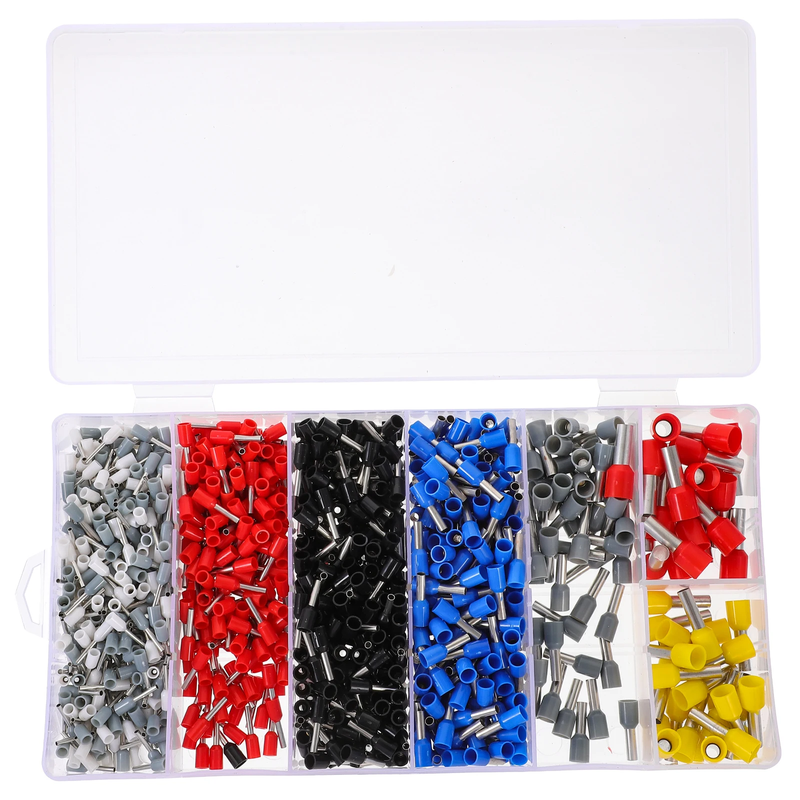 

1200 Pcs Insulated Terminal Connectors Pre-insulated Terminals Cable Electric Wire Copper