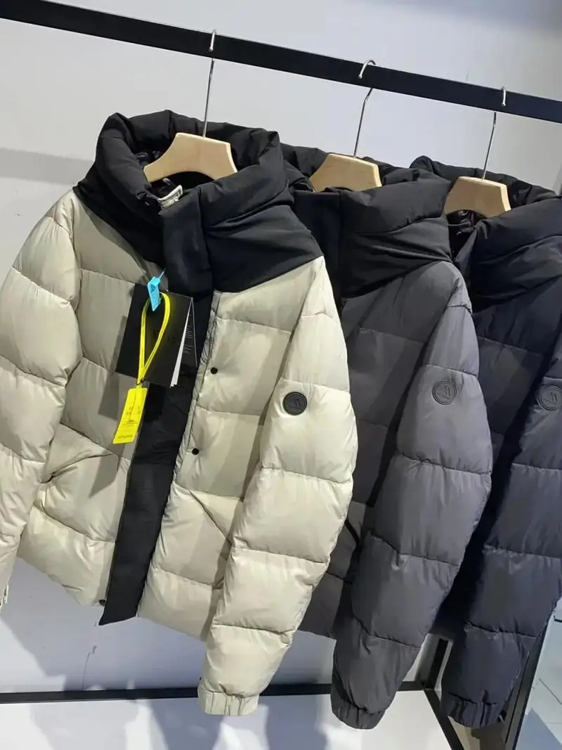 

New Advanced Outdoor Windproof Water-resistant 90 White Duck down Thickened Hooded Warmth down Jacket Men's Winter