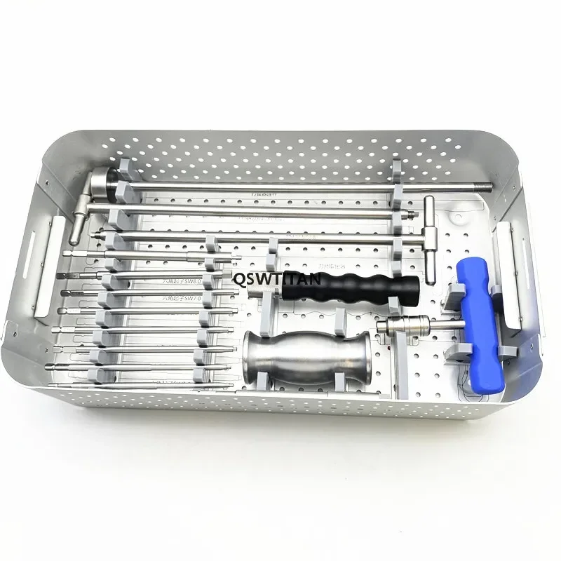 Broken Screw Removal Out Instrument Kit Intramedullary Nail Screw Extractor Kit Orthopedic Surgical Instrument pet