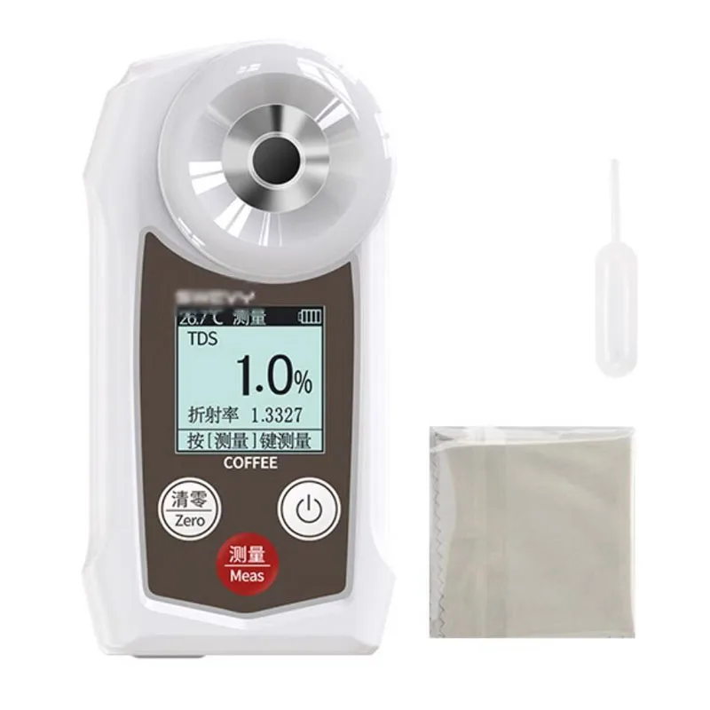 Refractometer with temperature compensation SW-22C Coffee TDS meter 0-22% concentration tester