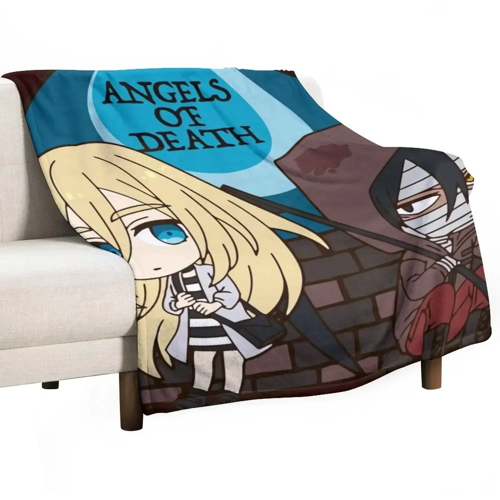 Angels of Death- Ray & Zack Throw Blanket Softest bed plaid Blankets