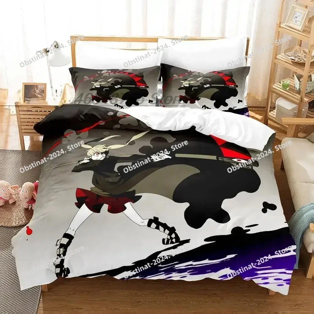 3d Print Anime Soul Eater Bedding Set Single Twin Full Queen King Size Bed Set Adult Kid Bedroom Duvet cover Sets Home Textiles