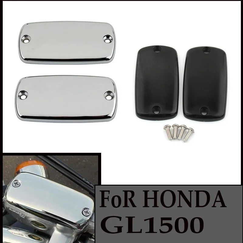 

For Honda Goldwing GL1500 1988-2000 GL1800 2001-2024 VTX1800 2002-2008 Motorcycle Chrome Brake oil Fluid Reservoir Cap