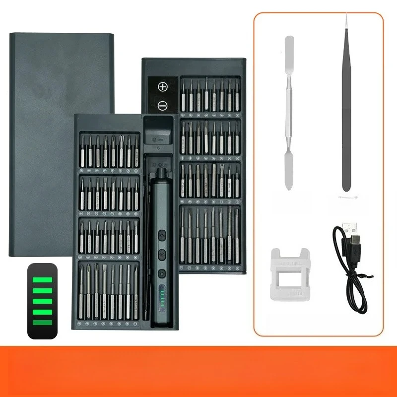 Professional Mobile Phone IPad Repair Tool 68 IN 1 Precision Electric Screwdriver Set 5 Levels Adjustable Comes Fill Light