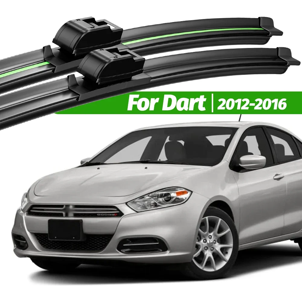 

For Dodge Dart 2012-2016 2pcs Front Windshield Wiper Blades 2013 2014 2015 Windscreen Window Accessories