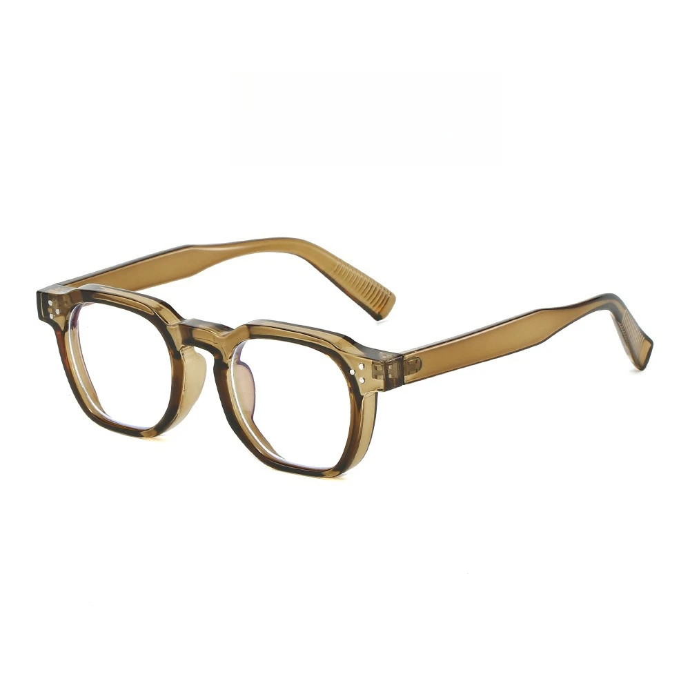 

Handmade Retro Large Frame Men's and Women's Anti Blue Light Reading Glasses Square Frame High-definition Presbyopia Glasses