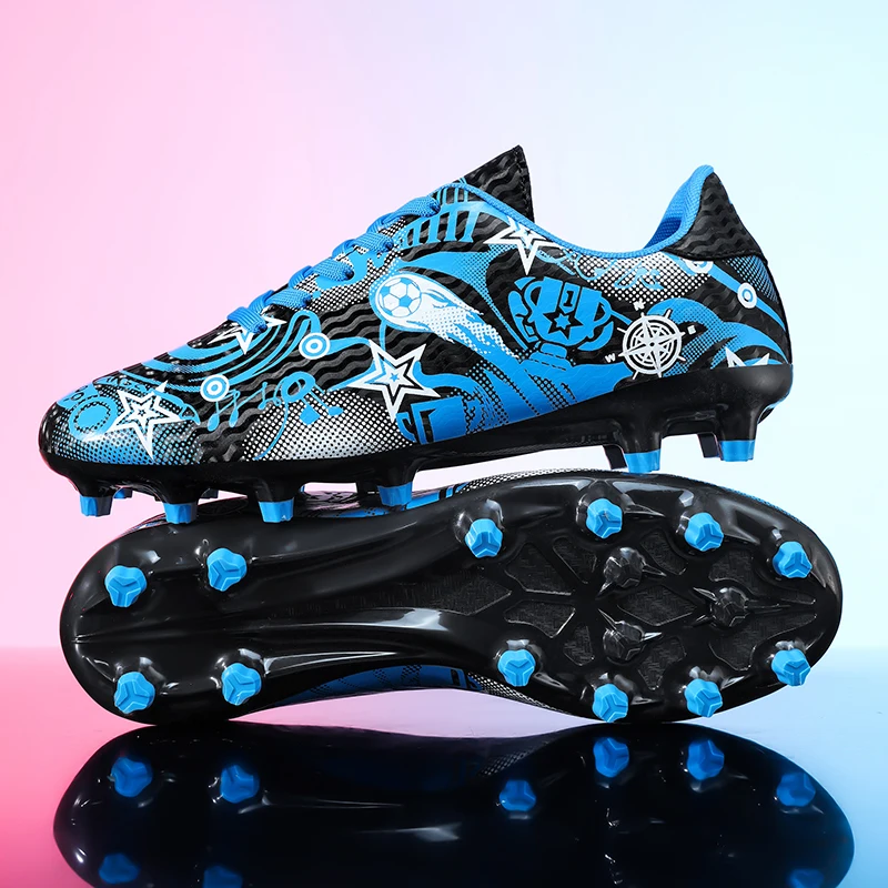 

New Children Soccer Shoes Cleats Men Original Football Shoes Indoor Professional Football Field Boots Society Sneaker Non Slip