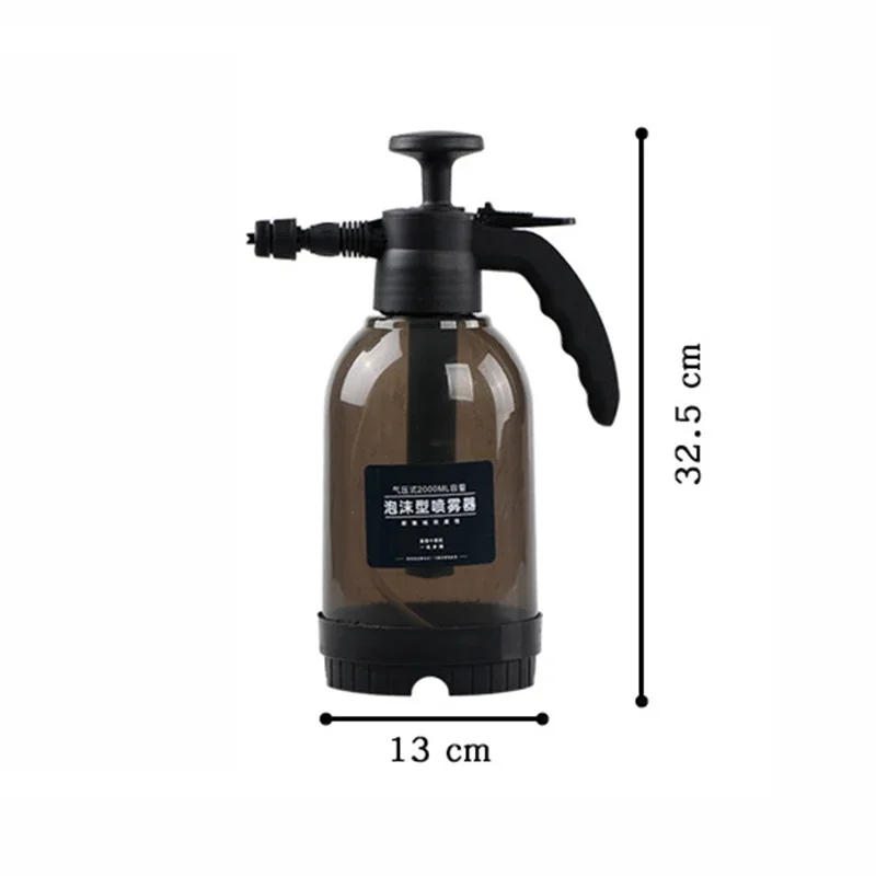 2L Foam Sprayer Car Wash Hand-held Foam Watering Can Air Pressure Sprayer Plastic Disinfection Water Bottle Car Cleaning Tools