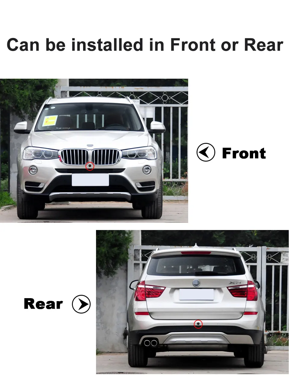 Auto-Front- und Rückfahrkamera, Parkkamera, AHD 720P CVBS, 170-Grad-Weitwinkel, IP68 wasserdicht, HD-Kamera, 1/3/6/10 Stück – Detail 6
