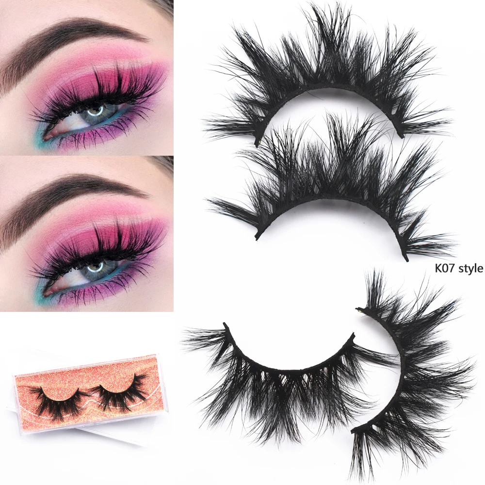 5D Mink Eyelashes Long Lasting Mink Lashes Natural Dramatic Fluffy Eyelashes Extension Thick Long 3D False Eyelashes Makeup Lash