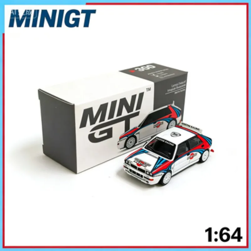 

MINI GT 1:64 Lancia 300, модель автомобиля из литого под давлением сплава, коллекционная фигурка для взрослых, праздничный креативный подарок.