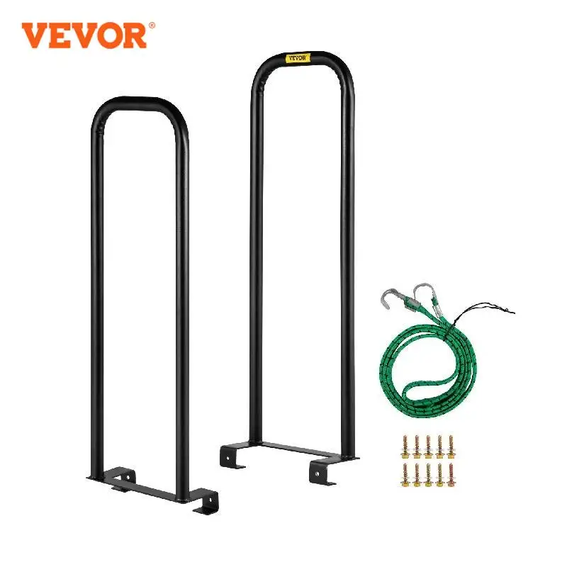 

VEVOR 2Pcs/Pair 38*13 Inch Dolly Steel Converter Black Arms Handling Equippment with Fixing Belt for Transport Household Items