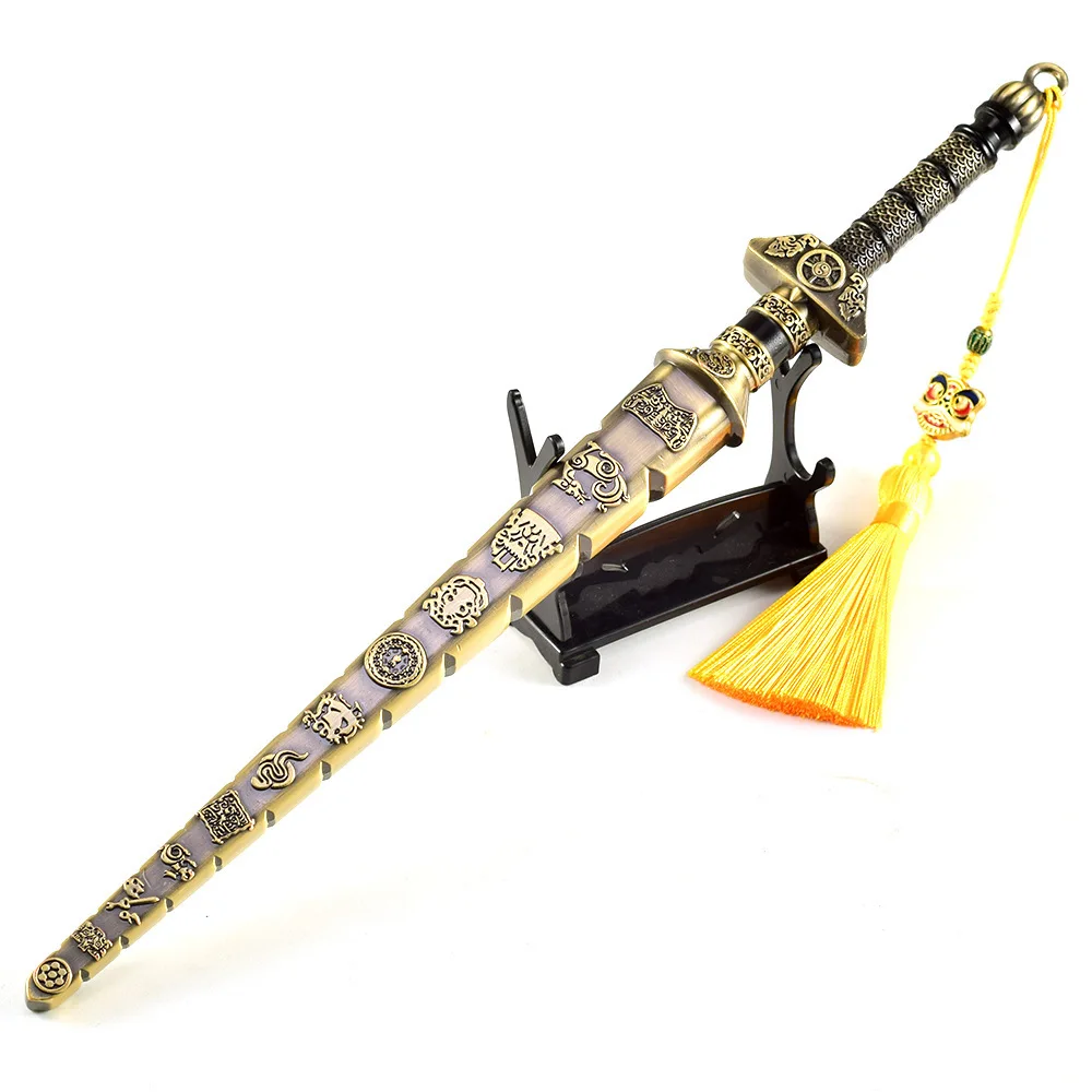 อาวุธเย็น 30 ซม. อาวุธแมคเมทัลลายเทวทูตสิบพันแบบ ของเล่นจำลองอาวุธสำหรับเกม ของเล่นกลางแจ้ง มีด ของขวัญ ของเล่นเด็กผู้ชาย